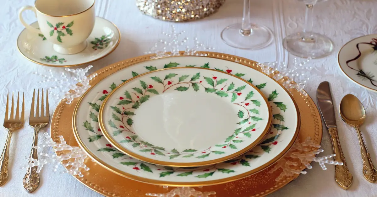Christmas Dinner Plates