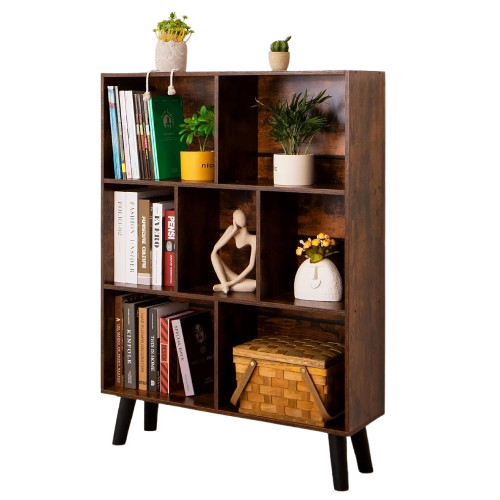 Corner Bookshelf