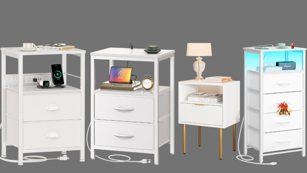 white nightstand