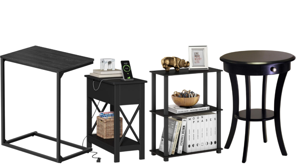 black end tables